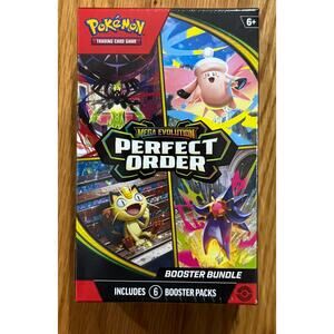 Pokemon TCG: Mega Evolution | Perfect Order Booster Bundle (6 Packs) | NWT